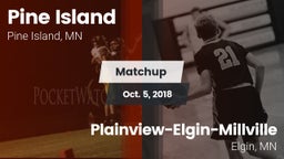Matchup: Pine Island High vs. Plainview-Elgin-Millville  2018