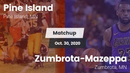 Matchup: Pine Island High vs. Zumbrota-Mazeppa  2020