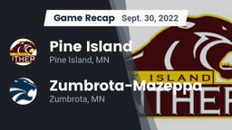 Recap: Pine Island  vs. Zumbrota-Mazeppa  2022