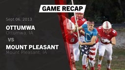 Recap: Ottumwa  vs. Mount Pleasant  2013