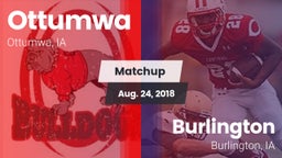 Matchup: Ottumwa  vs. Burlington  2018