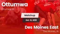 Matchup: Ottumwa  vs. Des Moines East  2018