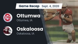 Recap: Ottumwa  vs. Oskaloosa  2020