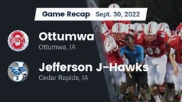 Recap: Ottumwa  vs. Jefferson  J-Hawks 2022