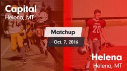 Matchup: Capital vs. Helena  2016