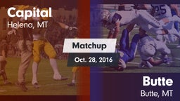 Matchup: Capital vs. Butte  2016