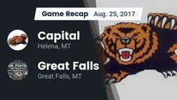 Recap: Capital  vs. Great Falls  2017