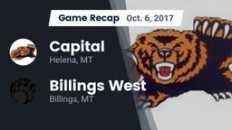 Recap: Capital  vs. Billings West  2017