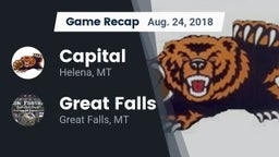 Recap: Capital  vs. Great Falls  2018
