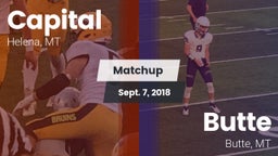Matchup: Capital vs. Butte  2018