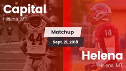 Matchup: Capital vs. Helena  2018