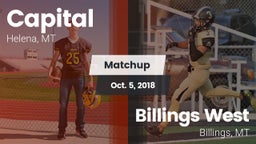Matchup: Capital vs. Billings West  2018