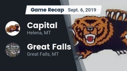 Recap: Capital  vs. Great Falls  2019
