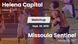 Matchup: Capital vs. Missoula Sentinel  2019