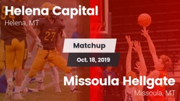 Matchup: Capital vs. Missoula Hellgate  2019