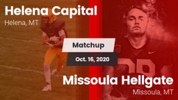 Matchup: Capital vs. Missoula Hellgate  2020