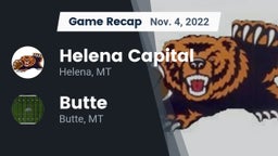 Recap: Helena Capital  vs. Butte  2022