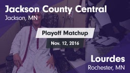 Matchup: Jackson County vs. Lourdes  2016