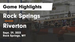 Rock Springs  vs Riverton  Game Highlights - Sept. 29, 2023