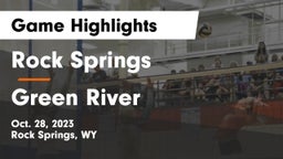 Rock Springs  vs Green River  Game Highlights - Oct. 28, 2023
