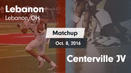 Matchup: Lebanon  vs. Centerville JV 2016