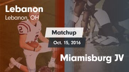 Matchup: Lebanon  vs. Miamisburg JV 2016