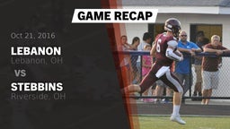 Recap: Lebanon   vs. Stebbins  2016