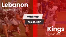 Matchup: Lebanon  vs. Kings  2017