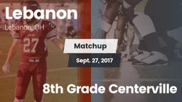 Matchup: Lebanon  vs. 8th Grade Centerville 2017