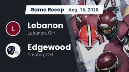Recap: Lebanon   vs. Edgewood  2018