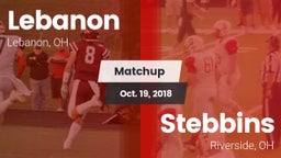 Matchup: Lebanon  vs. Stebbins  2018