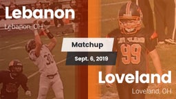 Matchup: Lebanon  vs. Loveland  2019