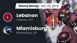 Recap: Lebanon   vs. Miamisburg  2019