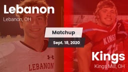 Matchup: Lebanon  vs. Kings  2020