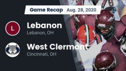Recap: Lebanon   vs. West Clermont  2020