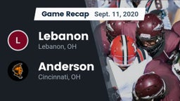 Recap: Lebanon   vs. Anderson  2020
