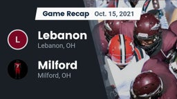 Recap: Lebanon   vs. Milford  2021