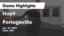 Hayti  vs Portageville  Game Highlights - Jan. 24, 2023