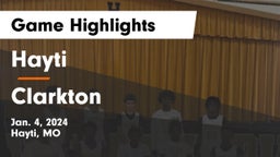 Hayti  vs Clarkton  Game Highlights - Jan. 4, 2024