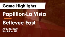 Papillion-La Vista  vs Bellevue East  Game Highlights - Aug. 28, 2020