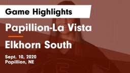 Papillion-La Vista  vs Elkhorn South  Game Highlights - Sept. 10, 2020
