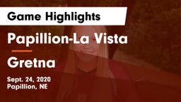 Papillion-La Vista  vs Gretna  Game Highlights - Sept. 24, 2020