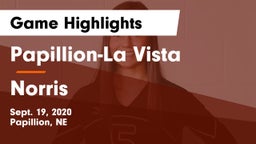 Papillion-La Vista  vs Norris  Game Highlights - Sept. 19, 2020