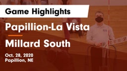 Papillion-La Vista  vs Millard South  Game Highlights - Oct. 28, 2020