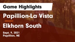 Papillion-La Vista  vs Elkhorn South  Game Highlights - Sept. 9, 2021
