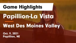 Papillion-La Vista  vs West Des Moines Valley Game Highlights - Oct. 9, 2021