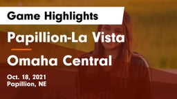 Papillion-La Vista  vs Omaha Central  Game Highlights - Oct. 18, 2021