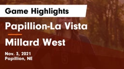 Papillion-La Vista  vs Millard West  Game Highlights - Nov. 3, 2021