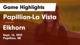 Papillion-La Vista  vs Elkhorn  Game Highlights - Sept. 16, 2022