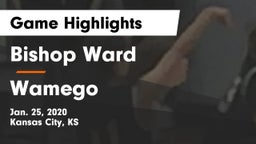 Bishop Ward  vs Wamego  Game Highlights - Jan. 25, 2020